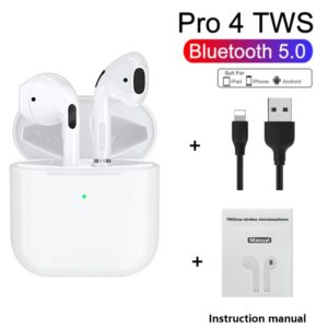 2023 TWS Air Pro 4 Fone Bluetooth Earphones Wireless Headphones with Mic Touch Control Wireless Bluetooth Headset Pro 4 Earbuds