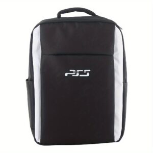 Travel Backpack For PS5 Console, Accessories, Protective Carrying Case Storage Bag Compatible With Sony PlayStation 5 Console