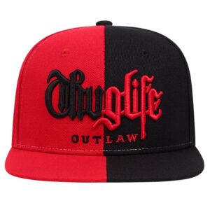 1 Pcs Fashion Fastball CAP Thuglife Embroidery Hiphop Baseball Cap Snapback Hat Adult Outdoor Casual Sun Casual Bone Adjustable