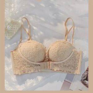 UBAU Sexy Back Without Steel Ring Underwear Female Small Breasts Gathered Big Breasts Showing Small Bra