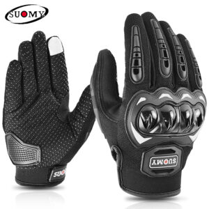 Suomy Motorcycle Gloves Summer Mesh Breathable Moto Gloves Men Women Touch Screen Motocross Gloves Touch Screen Cycling Gloves