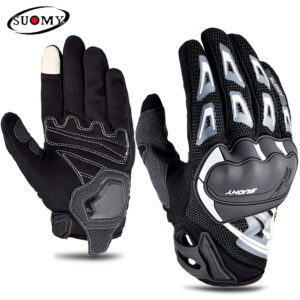 Suomy Motorcycle Gloves Summer Mesh Breathable Moto Gloves Men Women Touch Screen Motocross Gloves Touch Screen Cycling Gloves