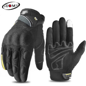 Suomy Motorcycle Gloves Summer Mesh Breathable Moto Gloves Men Women Touch Screen Motocross Gloves Touch Screen Cycling Gloves
