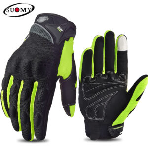 Suomy Motorcycle Gloves Summer Mesh Breathable Moto Gloves Men Women Touch Screen Motocross Gloves Touch Screen Cycling Gloves