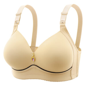 New Non-magnetic Thin Cup Glossy Fat Mm Bra Large Size No Underwire Comfortable Breathable Gathered Women’s Underwear