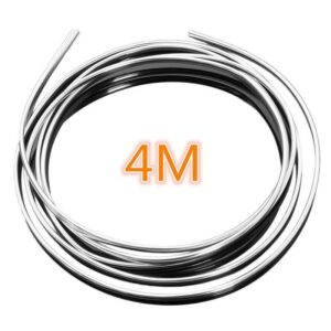 Car Door Edge Scratch Protector DIY Silver Moulding Trim Strips