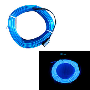 1M/3M/5M Neon LED Car Interior Decorative Lamps Strips USB Drive For DIY Decorative Dashboard Console Ambient Light Cold Light