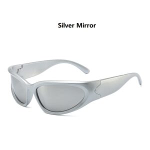 Y2k Classic Punk Wrap Around Vintage Sunglasses Women Men Luxury Brand Designer Sun Glasses Fashion Sport Eyewear UV400 Goggles