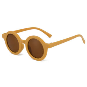 Children’s sunglasses, inset style round frame, 1-7 year old baby sunglasses, sun shading, sun protection