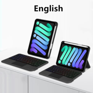 HUWEI Keyboard TouchPad Wireless Backlight For iPad Mini 6 2021 8.3 inch Magic Keyboard Case for Mini 6 6th Gen Generation cover