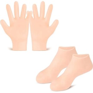 Silicone Socks Moisturizing Gel Socks Exfoliating and Preventing Dryness Spa Foot Care Tool Cracked Dead Skin Remove Protector