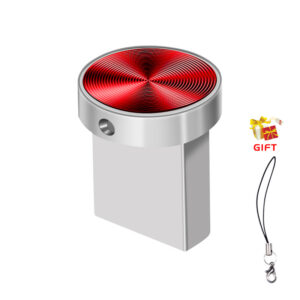 Mini Metal Button USB Flash Drives 64GB 32GB 16GB Blue Memory Stick Red External Storage Creative Gift Pen Drive Silver Pendrive