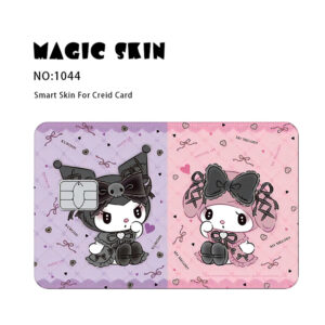 30+New Saniro Hello Kitty Cinnamoroll Melody Kuromi Pompompurin Cartoon PVC Film Skin Sticker for Debit Card Credit Bank Card