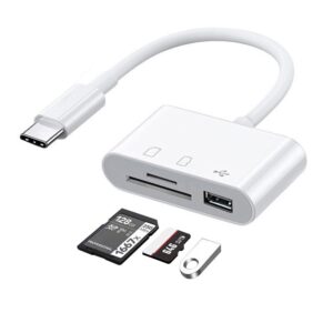 3 In 1 Type C Adapter TF SD Memory Card Reader OTG USB C Card Connector for IPad Pro Huawei for Macbook USB type c adapter