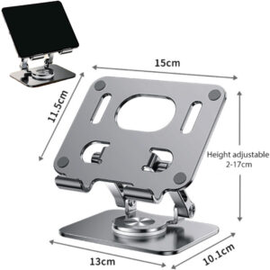 Foldable Laptop Stand Aluminum Alloy Lifting Cooling Notebook Support Bracket 360┬░Rotatable Tablet Holder Base for MacBook Pro