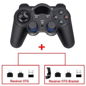 2.4G Controller Gamepad Wireless Joystick with OTG Converter for P3 Android Phone Tablet PC Smart TV Box