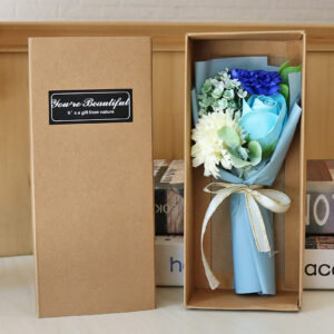 Mother’s Day Gift 3 Roses Soap Flower Carnation Bunch Gift Box