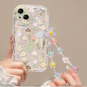 Phone Case For Samsung Galaxy A54 A24 A25 A15 A33 A34 A73 A31 A32 A51 A52 A53 A71 A72 A30 A20 A50 Cover With Phone Charm Wrist