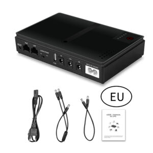 UPS DC Output Uninterruptible Power Supply 10400mAh Backup Power Supply Router Optical Cat Adapter 5V 9V 12V 2A 15V 24V 1A