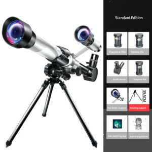 HD Telescope Professional Astronomical Telescope High Magnification Monocular Kids Science Experiment Binoculars Teaching