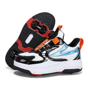 Children Junior Child Roller Skate Shoes Kids Sneakers 2024 Boys Girls Gifts Wheels Shoes Adult Casual Outdoors Sports Shoes