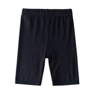 Kids Comfy Girls Five-Point Shorts Summer Children High Waist Elastic Slim Sports Pants Baby Girl Leggings