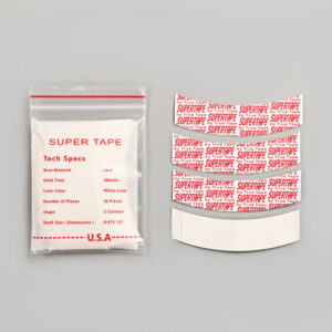 36pcs/lot Waterproof Supertape Lace Wig Tape Double Sided Adhesive Super Tape For Lace Wig Toupee Replacement