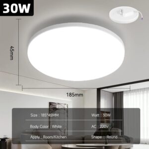 Modern Led Ceiling Lamp 220V Simple Style Bedroom Living Room Light Energy Saving 15W 20W 30W 50W Led Ceiling Lamp
