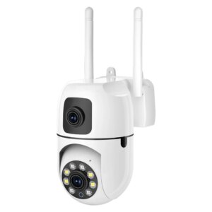 Mini Dual Lens Dual Screen 4K 8MP PTZ WIFI Camera HD IP Camera OutdoorAuto Tracking Security Protection CCTV Surveillance YI IOT