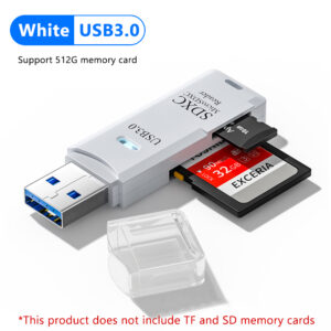 USB 3.0 Card Reader 2 In1 USB To SD Micro SD TF Memory Card Adapter For PC Laptop Accessories Flash Drive High Speed Card Reader