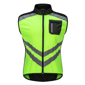 WOSAWE Men Sleeveless Cycling Vest Ciclismo Bike Bicycle Undershirt Jersey Windproof Cycling Clothing Motorcycle Vest