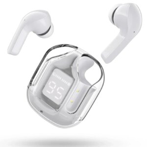 TWS Bluetooth 5.3 Earphone BT30 Transparent Headphones with Digital Display Noise Canceling Headset Wireless Gaming Earbuds bt30