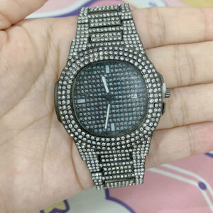 Fashion Hot Unisex Watch Iced Out Quartz Watch Men Diamond Steel Hip Hop Watches Top Brand Luxury Woman Clock reloj hombre