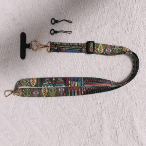 Cell Phone Charm Crossbody Lanyard Totem Pattern Hanging Decoration Adjustable Neck Strap AntiLoss Lanyard For iPhone Samsung