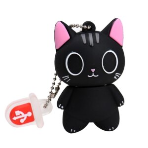 JASTER Cute Cartoon USB Flash Drive 64GB Animal Penguin Pen Drive 32GB Cat Owl Memory Stick 16GB Frog Pendrive 8GB Creative Gift