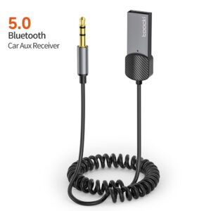 Toocki AUX Bluetooth Car Adapter Dongle Cable For Car Tablet Bluetooth Receiver 5 USB to 3.5mm Jack Speaker Audio Music Receiver