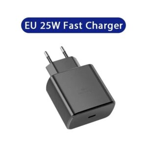 For Samsung USB C Charger 25W Super Fast Charging Power Chargeur EU US Adapter For Galaxy S23 S22 S21 Plus FE A54 M54 Z Fold 5 4