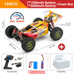 WLtoys 144001 144010 2.4G Racing RC Car 60KM/H 4WD Electric High Speed Car Off-Road Drift Remote Control Toys for Children
