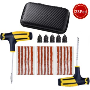 New Car Tire Repair Kit Puncture Plug Tools Tyre Puncture Emergency for Universal Tire Strips Stiring Glue Repair Tool Kit