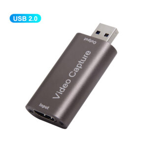 USB 2.0 Video Capture Card 4K HDMI-compatible Video Grabber Live Streaming Box Recording for PS4 XBOX Phone Game DVD HD Camera