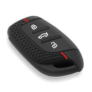 For MG 4 2023 Mg4 Ev MG HS GT ZS EV ZX MG5 MG6 3 Buttons Silicone Fob Key Cover Case Keychain for Roewe RX3 RX5 RX8 ERX5 I6 I5
