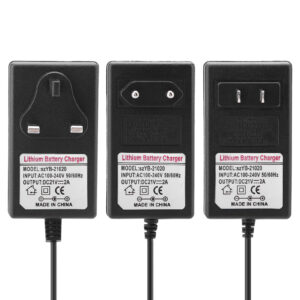 AC 100-240V DC 21V 2A Safe Charge Power Supply Adapter Lithium ion Battery Charger EU Plug