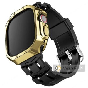 Silicone Strap+Case for Apple Watch 49mm 45mm 44mm Band for i watch 45mm Ultra2 Series 9 8 7 6 5 4 se 3 2 1 watch Accessories