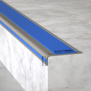 Anti-slip Adhesive Strip PVC Stairs Edge Protecter Anti-collision L-shaped Ladder Protection Strip for Home Kindergarten Stairs