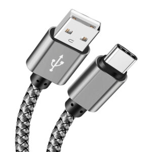 Nylon USB Type C Cable Fast Charging Data Cord For Samsung/Xiaomi/vivo/oppo/Redmi And More USB C Smartphones Charger Cable 2m 3m