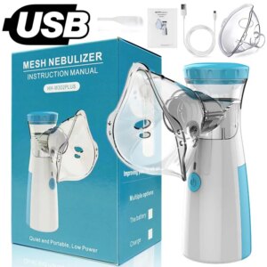 Medical Nebulizer Machine Asthma Inhaler Mini Handheld Automizer Children Adult Kid Steam Inhale Home Nebulizer Health Care
