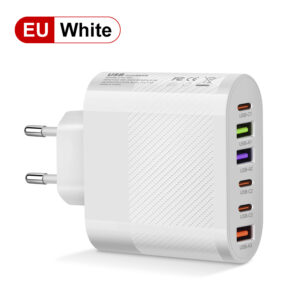 USB C Charger Fast Charging Total 65W Type C PD QC3.0 Phone Adapter For iPhone Xiaomi Huawei Samsung ipad Realme oneplus Tablet