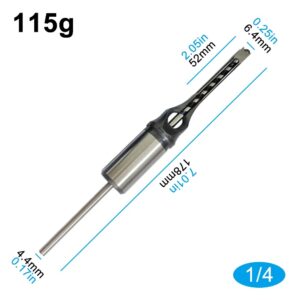 British System Woodworking Square Hole Drill DIY Woodworking Square Hole Tenon Machine Drill Bit Electric Tool Accessories