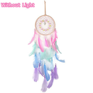 1pc Dream Catcher Wall Decor Colorful Catcher Handmade Dream Catcher for Girls Boy Kids Bedroom Wall Hanging Living Room Wedding