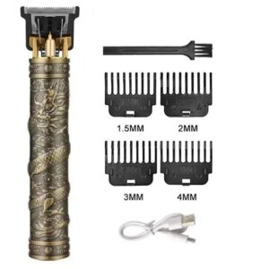 2024 New Vintage T9 Hair Cutting Machine Men’s Electric Shaver Rechargeable Hair Trimmer Beard Clipper Barber Hair Cut Hot Sale